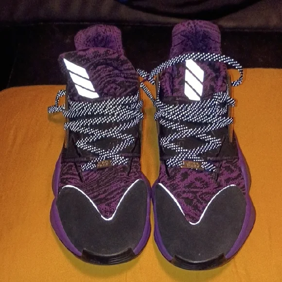 adidas Purple and Black Sneakers Limited Edition Star Wars Shoes - Picture 3 of 10